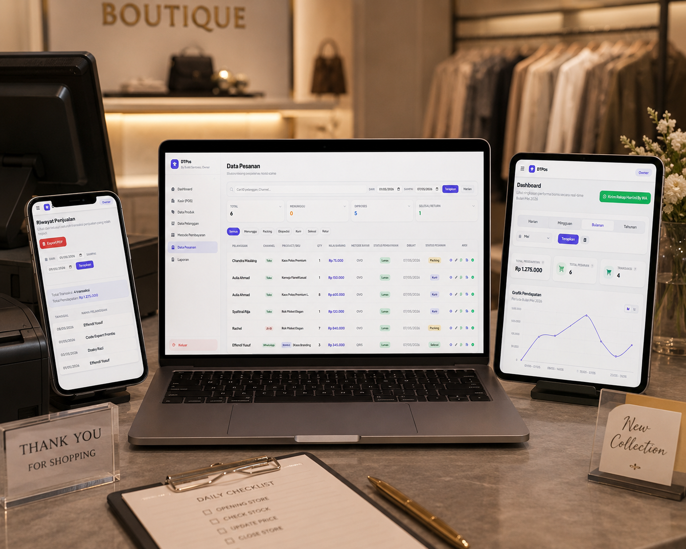 Fashion Retail POS showcase