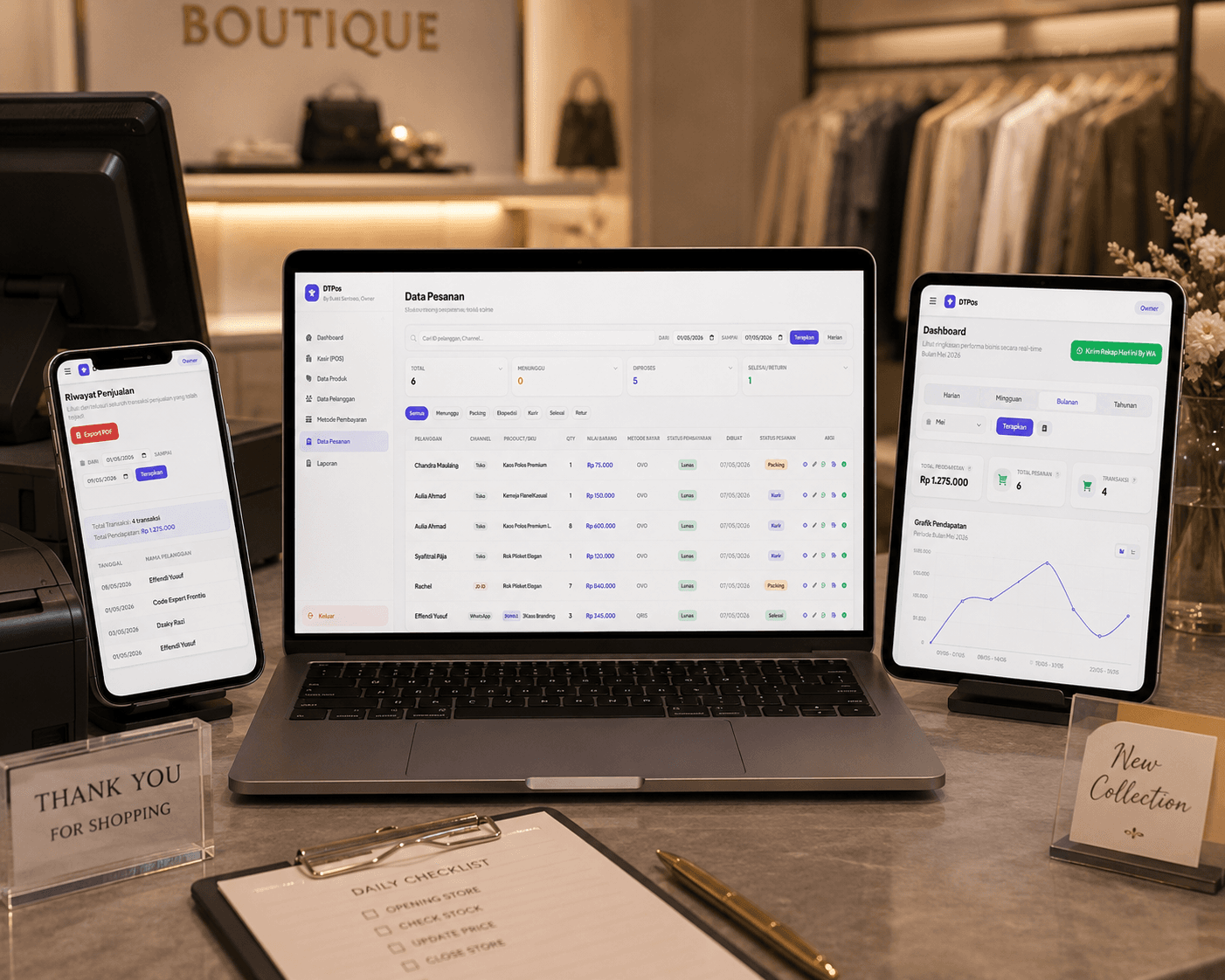 Fashion Retail POS GAS Automation