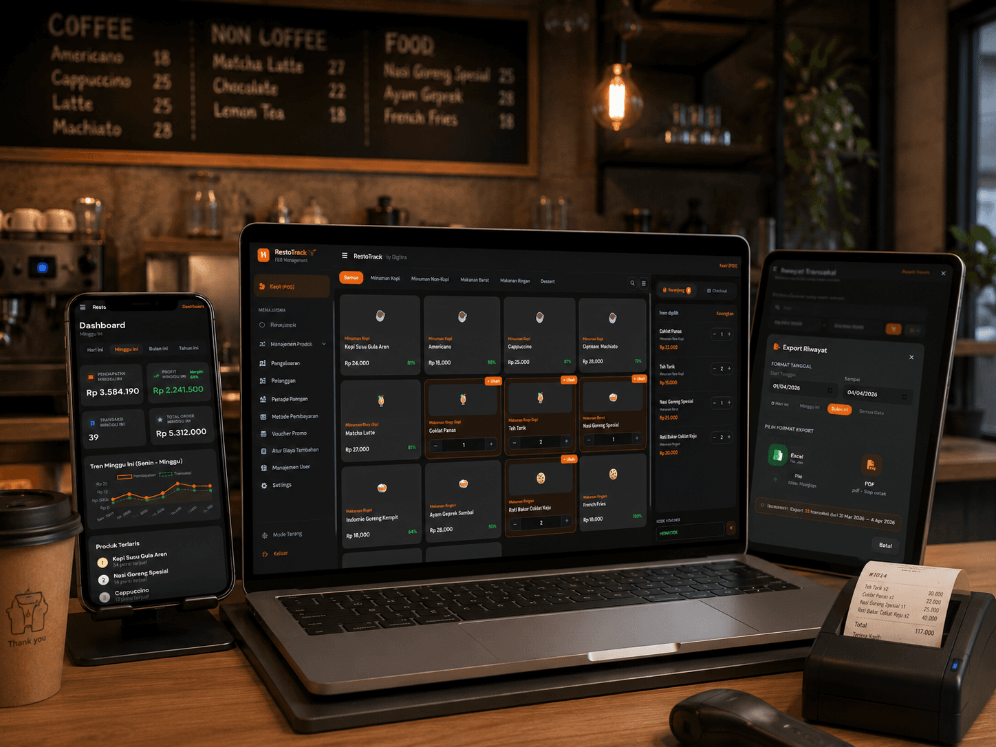 F&B Management GAS Dashboard