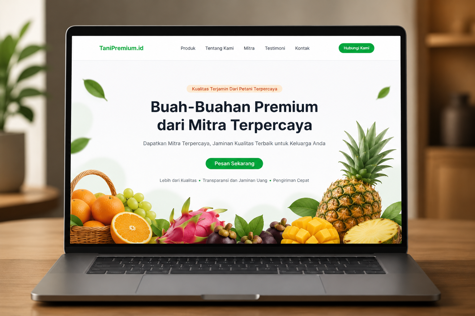 Tani Premium Landing Page showcase